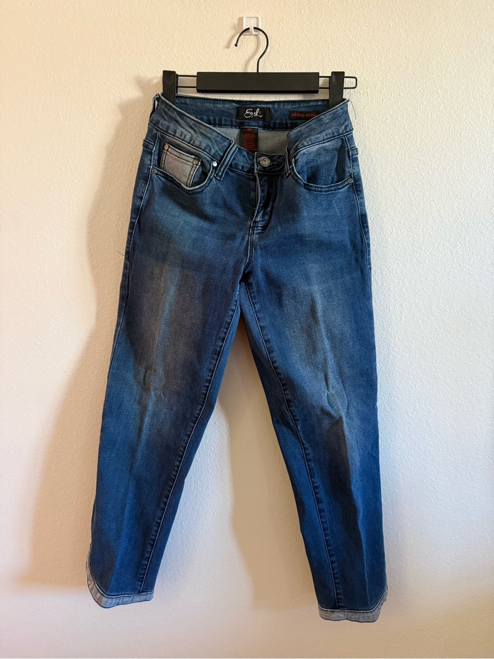 Earl Jeans Boyfriend Fit Washed Blue Denim